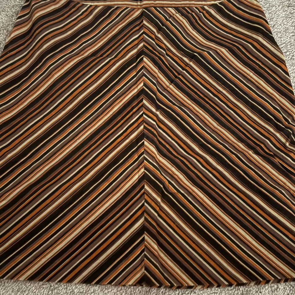 Ann Taylor Multicolor Striped Pencil Skirt